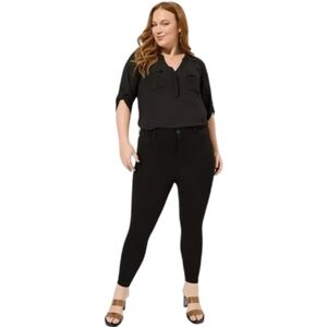 Torrid Skinny Studio Luxe Office City Chic Stretch Ponte Mid-Rise Pant - Women's